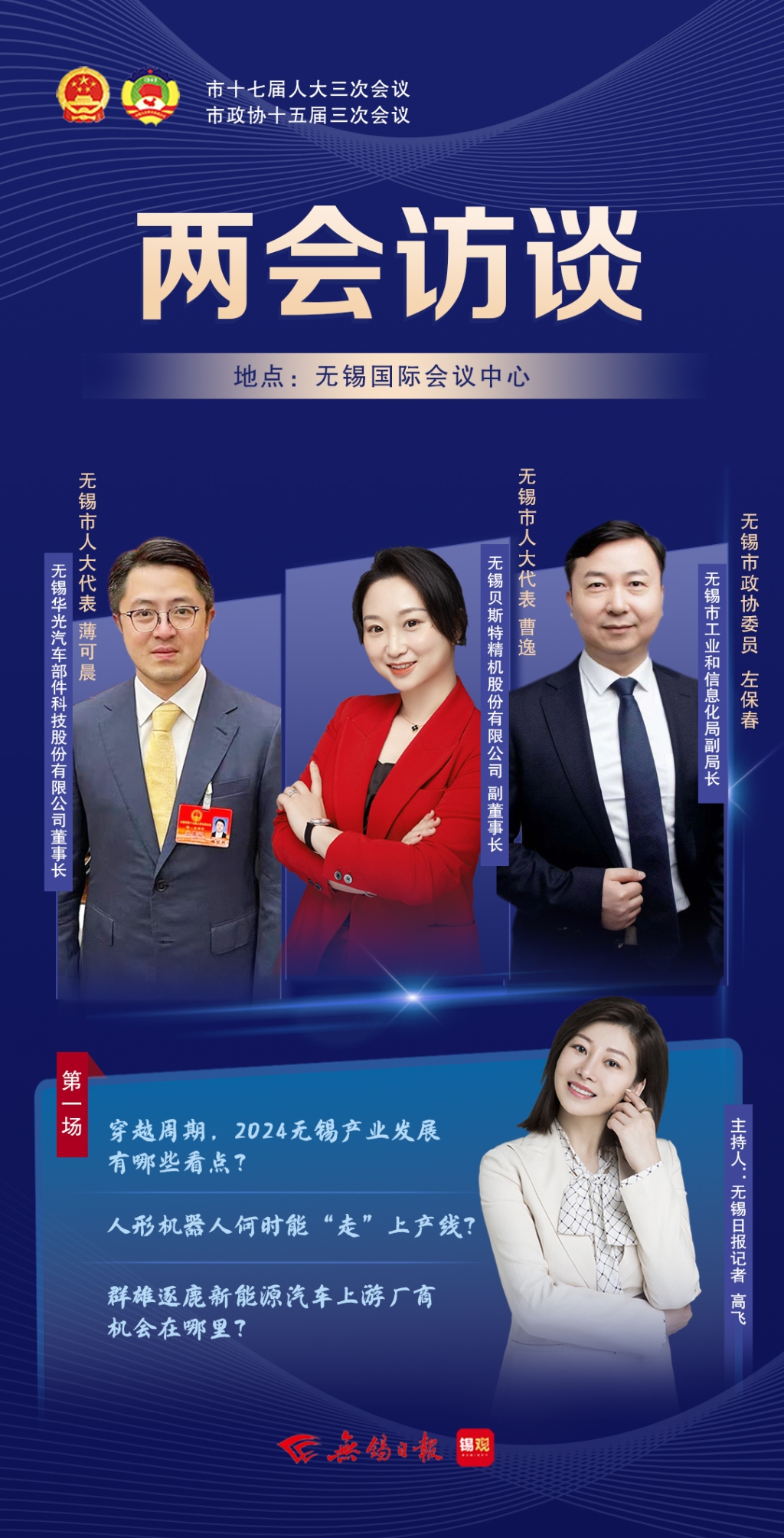 兩會訪談第一場：2024無錫產(chǎn)業(yè)發(fā)展有哪些看點？