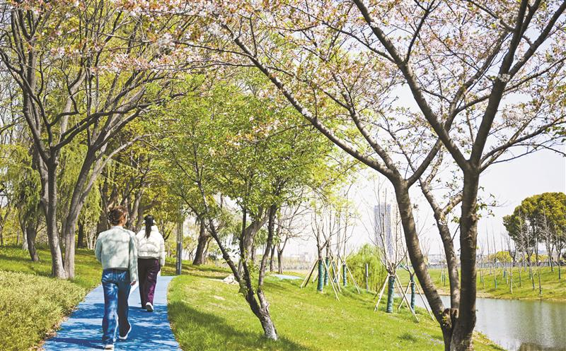綠化景觀串聯(lián)16個(gè)園區(qū)、2片住宅區(qū)和6個(gè)公園 “超級(jí)公園大道”亮相新吳  