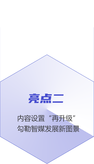 亮點二：內容設置“再升級” 勾勒智媒發(fā)展新圖景